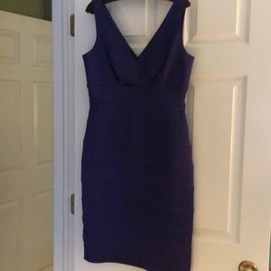 Purple Calvin Klein special occasion dress
